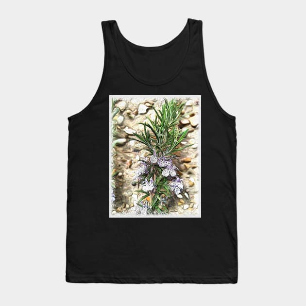 Rosemary blossom Tank Top by MolinArte